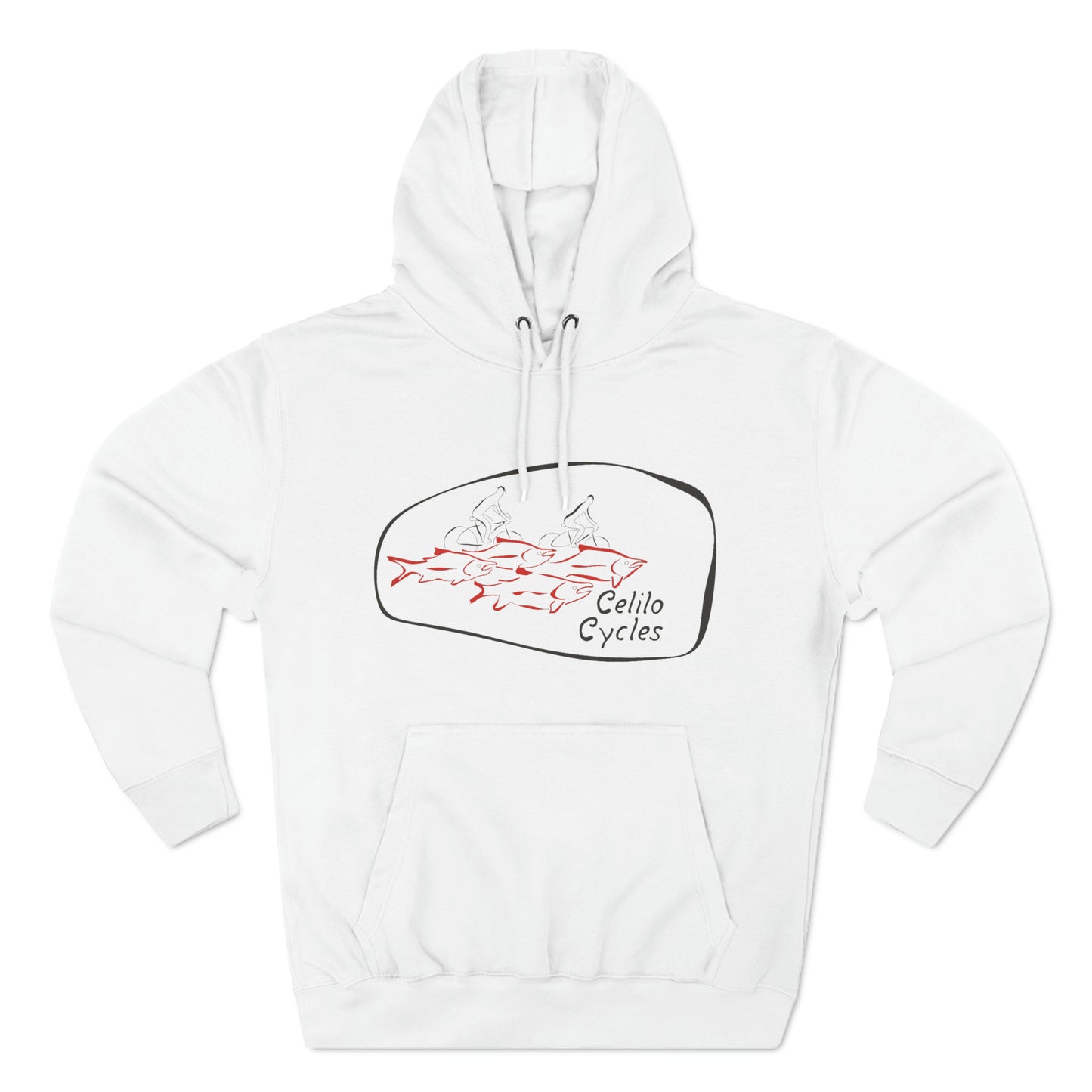 Three-Panel Fleece Hoodie